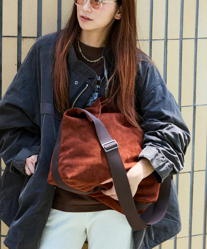 Custom ECO SUEDE SHOULDER BAG Eco Suede Shoulder Bag
