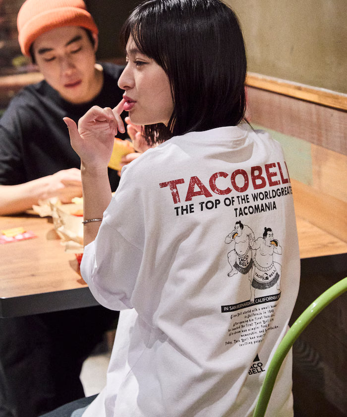 Limited Edition TACOBELL×FREAK'S STORE Exclusive Big Silhouette Back Print Crew Neck T-Shirt