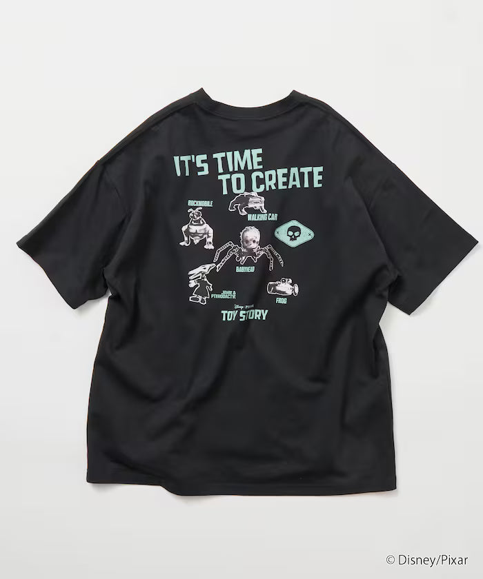 [TOY STORY] Exclusive Character Print Crew Neck T-Shirt Sid's Toy [Limited Edition]