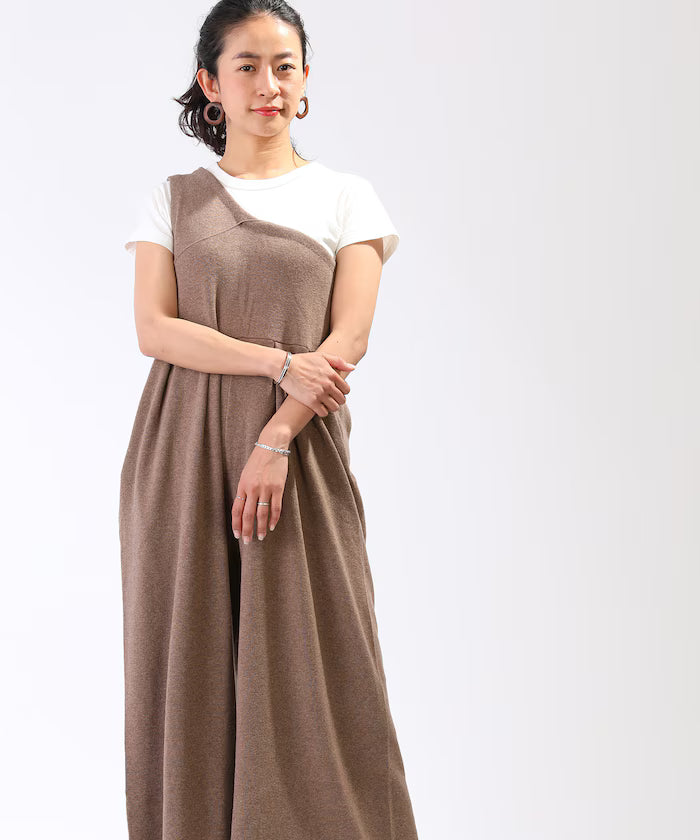 Knit Overall - brown