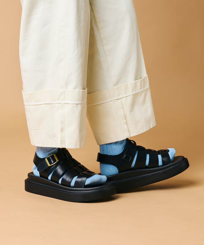 Leatherlet Gurka Sandals / Platform Sole [23=28cm] 【Limited Edition】