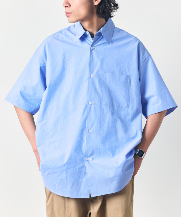 Relax Fit Relaxed Fit Short Sleeve Regular Collar Shirt [Limited Edition]