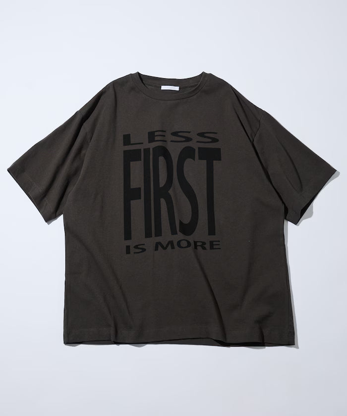 6 Ounce Front Logo Print Crew Neck T-Shirt / Print T-Shirt PRINT BIG FIRST