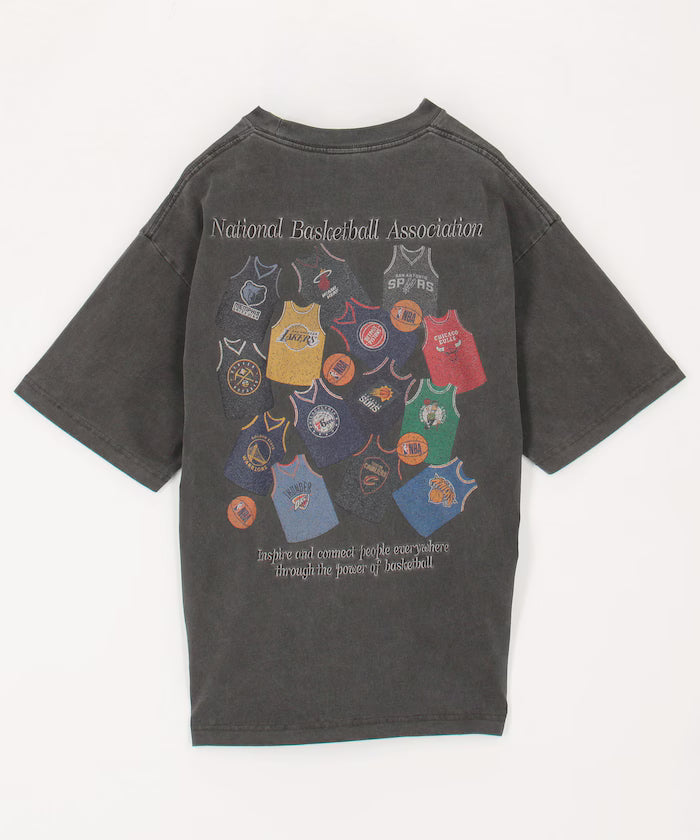 NBA × FREAK'S STORE Exclusive Random Uniform Design Back Print Crew Neck T-shirt
