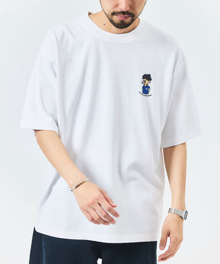 [Starting sale on May 22 at 12:00] kaoyorinakami × FREAK'S STORE/ Kaoyorinakami limited edition soccer ball boy Tee