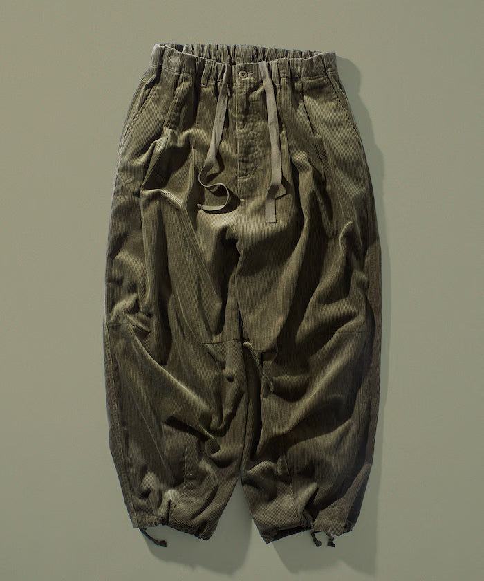 Wide Silhouette Corduroy Military Circus Pants / Snow Pants 【Limited Edition】