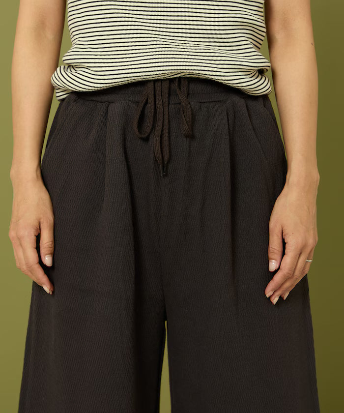 Thermal Wide Pants 'Plain'