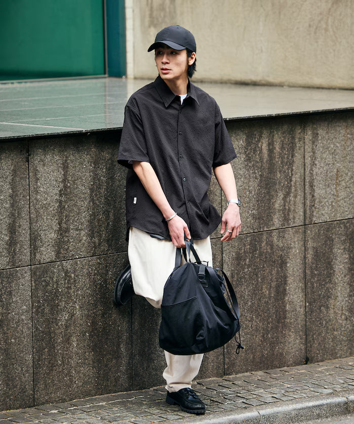 AiRide/AiRide Relax Fit Short Sleeve Seersucker Shirt/Pocketable/Quick Dry/UV Cut [Limited Edition]