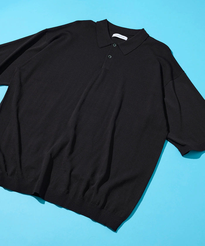 [New Color Added] SUPER ICE / Super Ice Short Sleeve Polo Neck Knit / Contact Cold Sensation