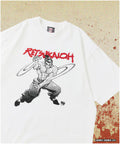 [June 12 12:00 PM Sale Start] Baki 'Kengyuu/Retsu Kaioh' Print Crew Neck T-Shirt