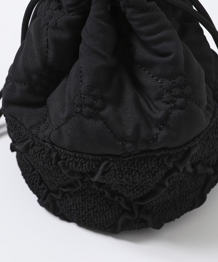 Flower Quilt Patchwork Drawstring Bag