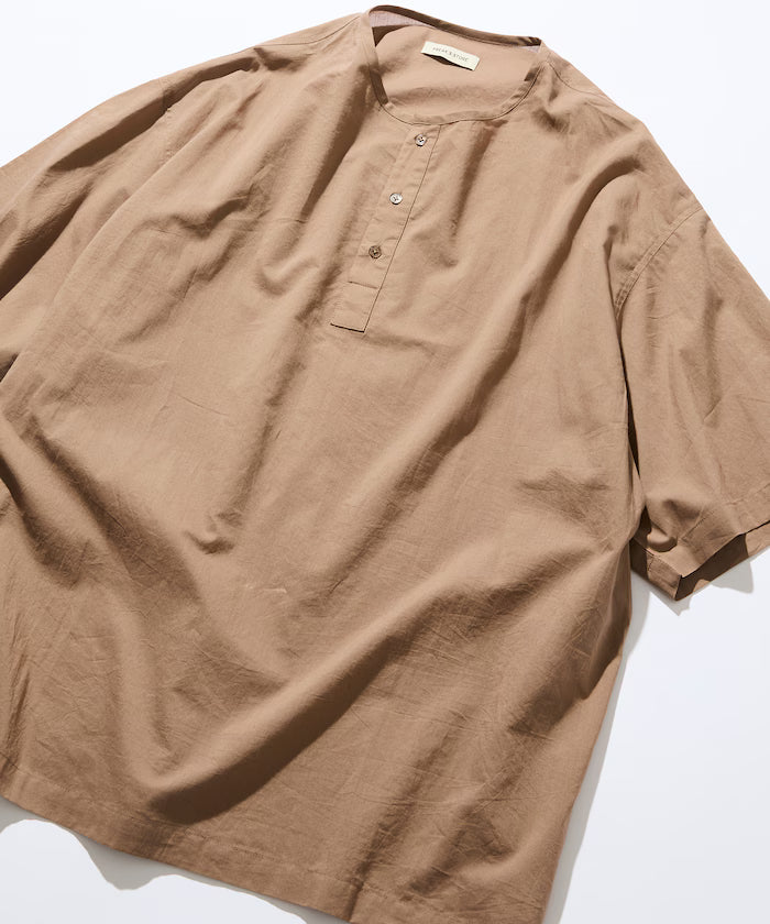 Relax Fit Relaxed Fit Henley Neck Pullover Shirt [Limited Edition]