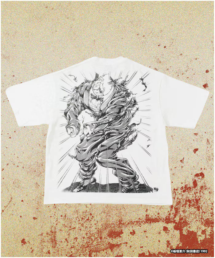 [Sales start on June 12 at 12:00] Baki 'Mr. Unchained/Biscuit Olly' Print Crew Neck T-Shirt
