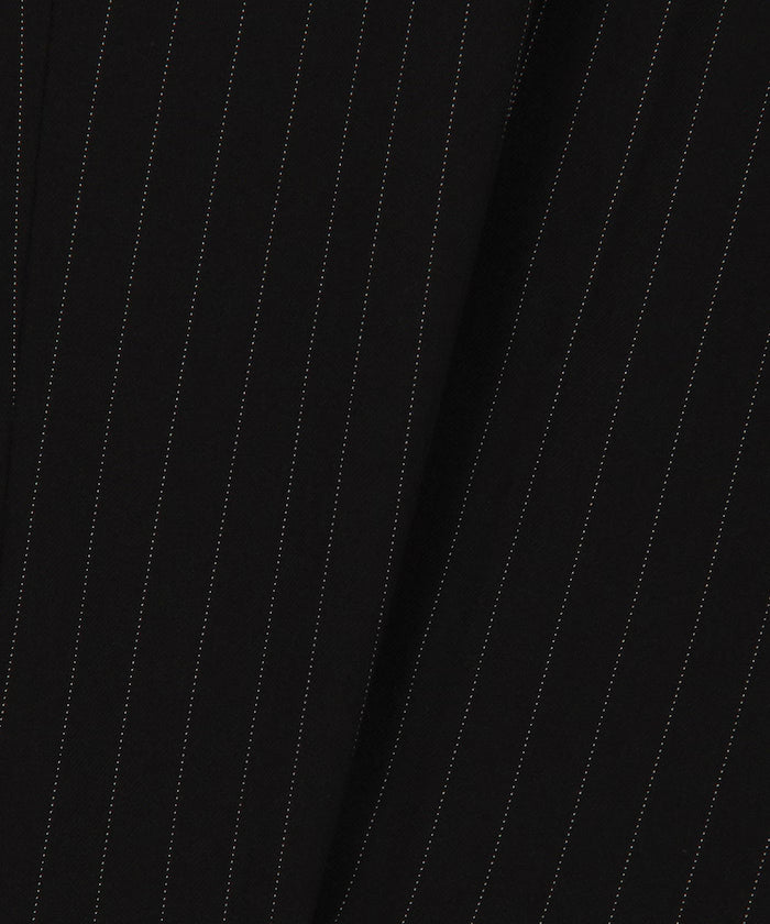 Wide Straight Silhouette One-Tuck Slack Pants