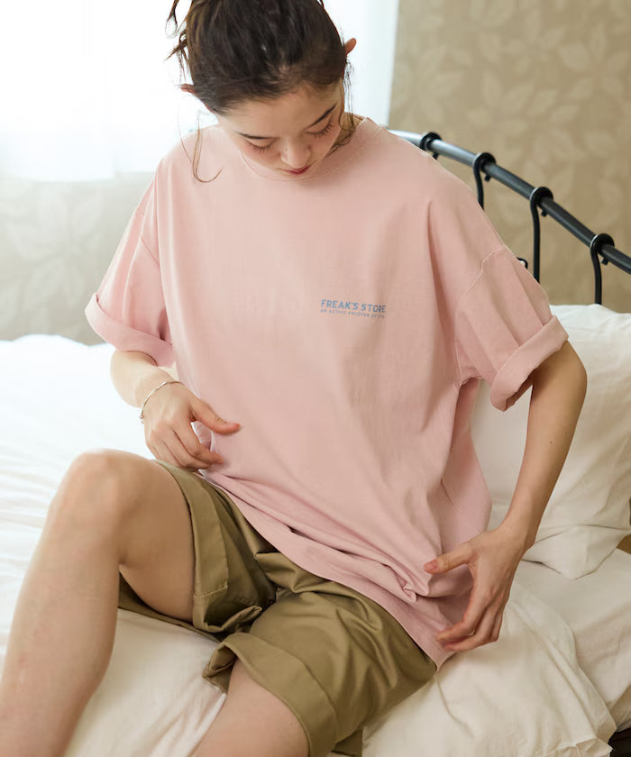 Big Silhouette Receipt Motif Back Print T-Shirt 【Limited Edition】