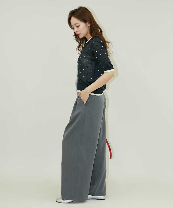 2-pleat slacks pants limited edition