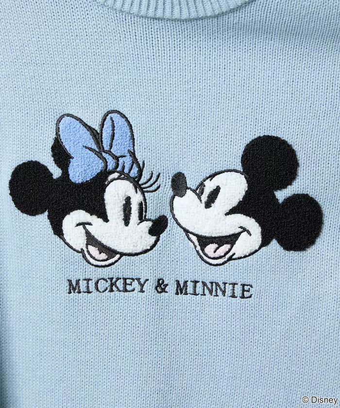Mickey Mouse & Minnie Mouse/Mickey Mouse & Minnie Mouse/Sagara Embroidery Oversized Knit Limited Edition