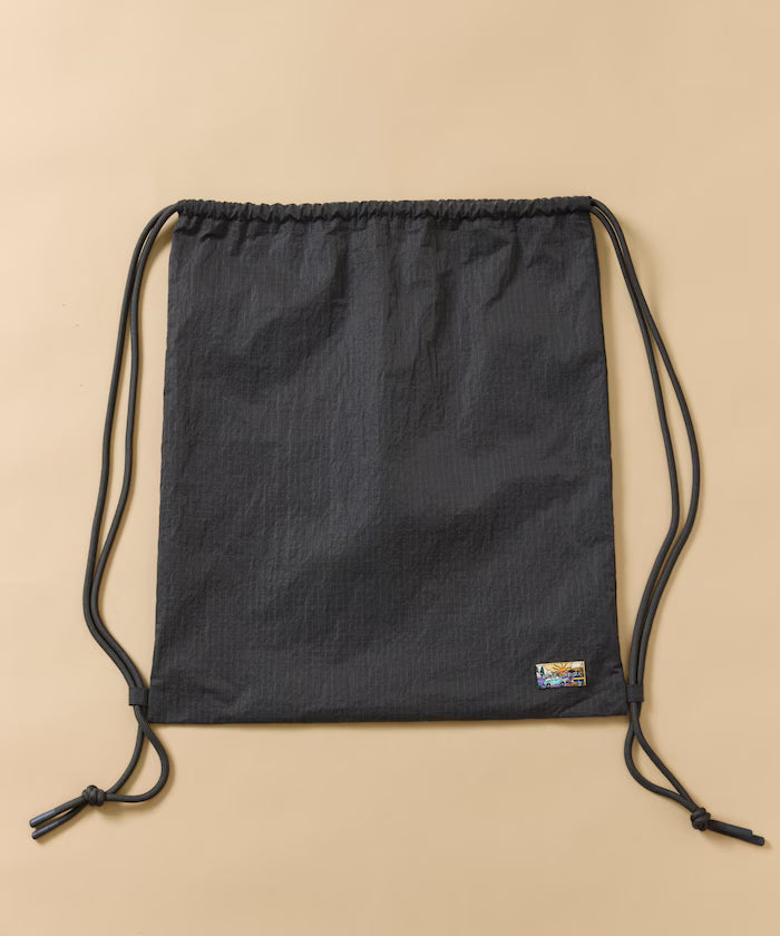 Outdoor Ripstop Nylon One Point Logo Zip-Up Parker Shorts Bag 3P Set