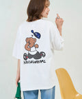 [Sales start on May 22 at 12:00] kaoyorinakami × FREAK'S STORE / Kaoyorinakami limited edition Hashiri Punch Bear Tee - Off White