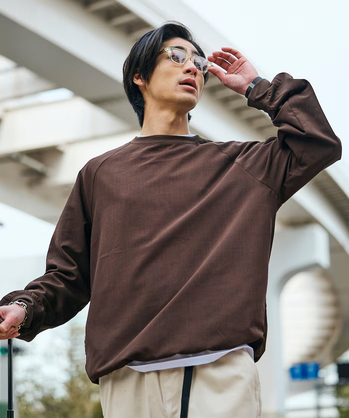 AiRide/Air Ride Relax Fit Raglan Long Sleeve Pullover/Pocketable/Quick Dry/UV Cut [Limited Edition]