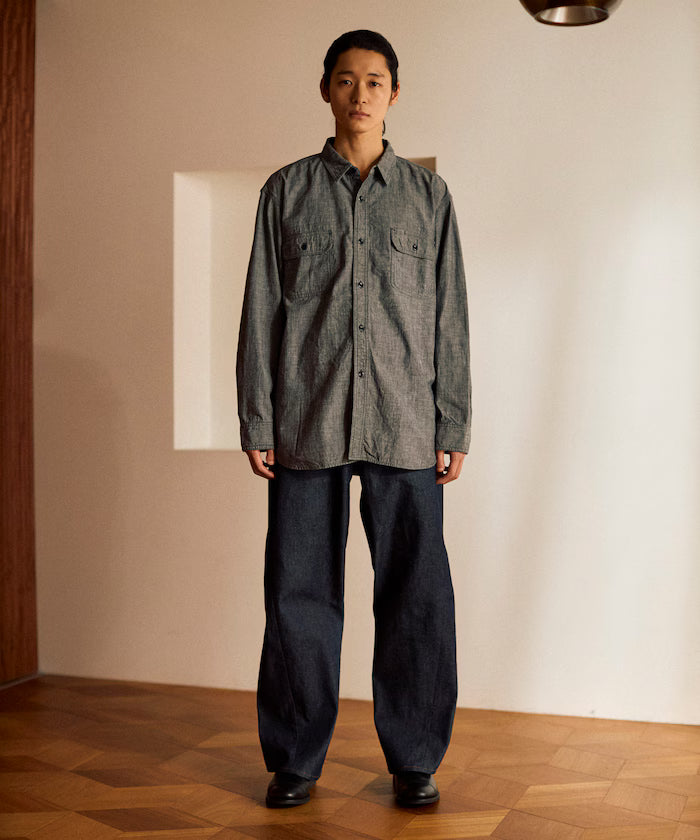 [Made in Japan] JAPAN CHAMBRAY SHIRT L/S