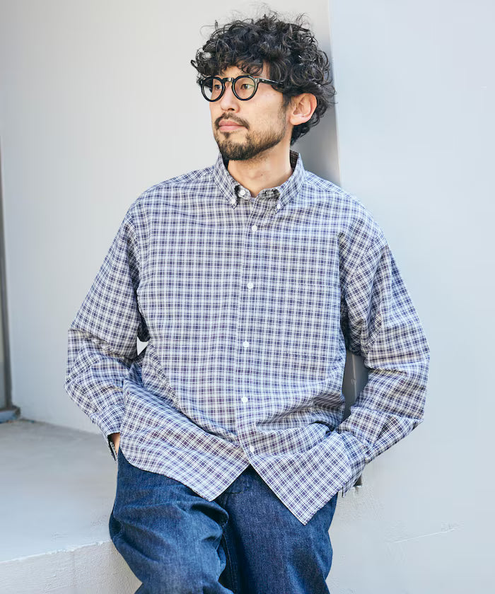 AIRDRY HIGH TECHYARN High-performance Material Oxford Button-down Shirt Long Sleeve