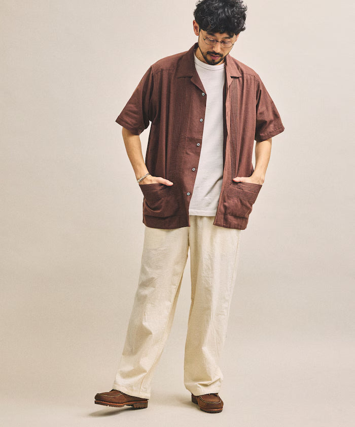 New Color Added: India-Made Relaxed Fit Cuban Shirt Short Sleeve