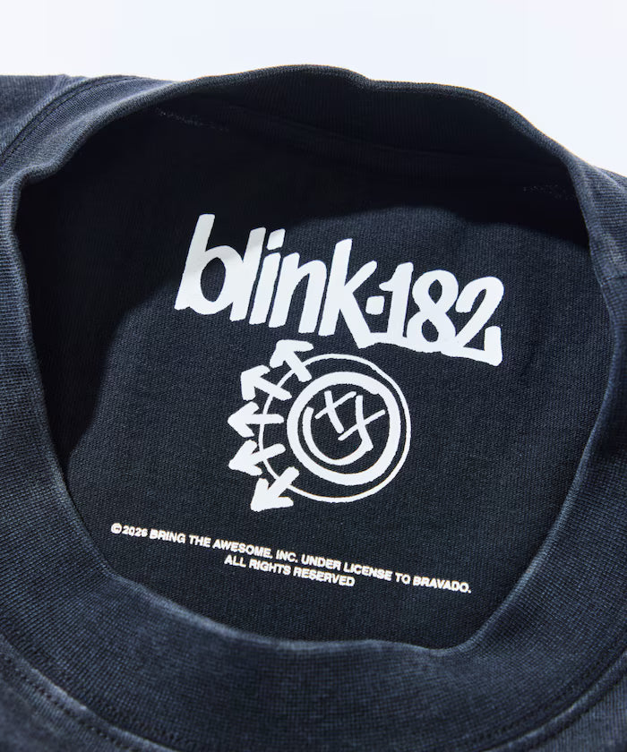 【EXCLUSIVE】BLINK182 print Tee / Blink182 print crew neck T-shirt