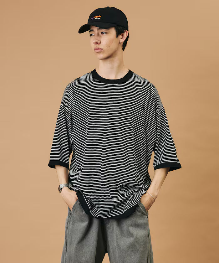 [New Color Added] SUPER ICE / Super Ice Crew Neck Knit T-Shirt / Contact Cooling