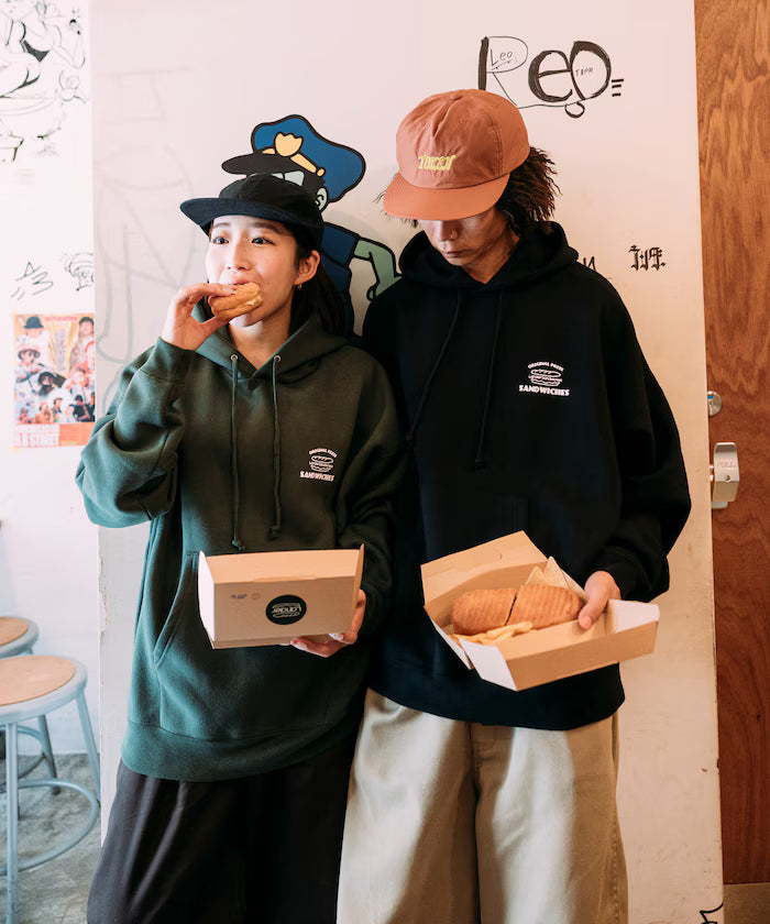 LANDER SANDWICHES×FREAK'S STORE/LANDER Limited Big Silhouette Back Print Sweat Hoodie 【Limited Release】
