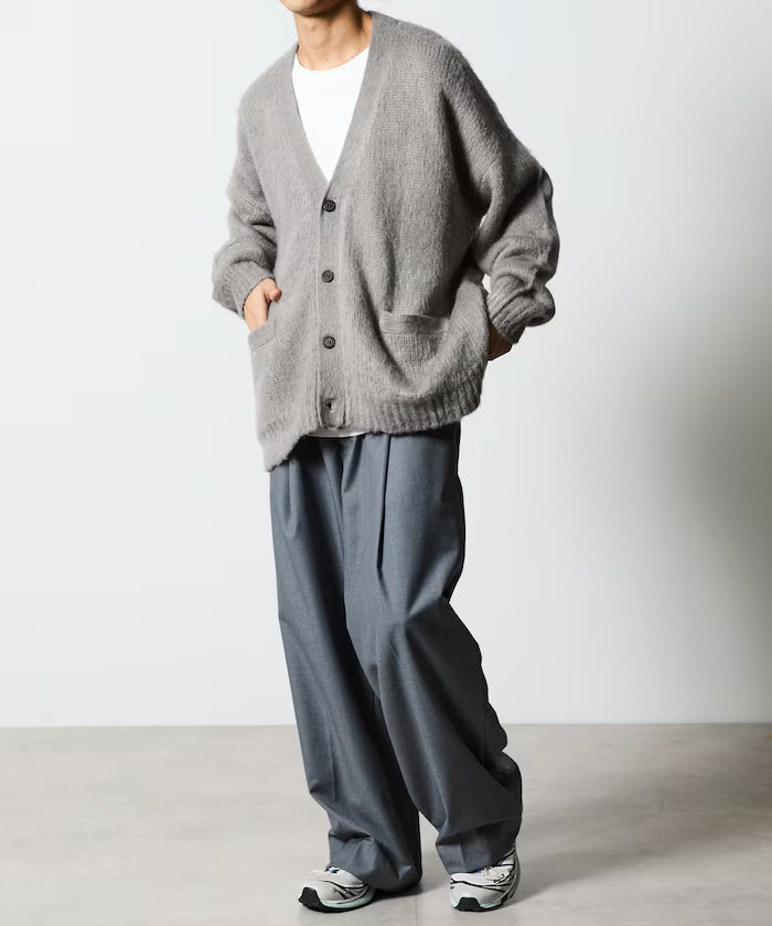Relax Fit Shaggy Knit Loose Cardigan 【Limited Edition】