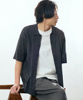 Relax Fit Relax Fit Cool Touch Polo Color Short Sleeve Knit Shirt [Limited Edition] - Charcoal Gray