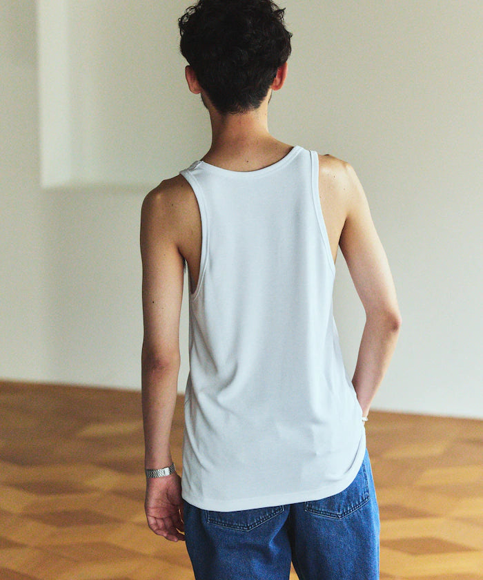 AIRDRY FUNCTIONAL High-Performance Material Ribbed Tank Top / Quick Drying / Heat Shielding