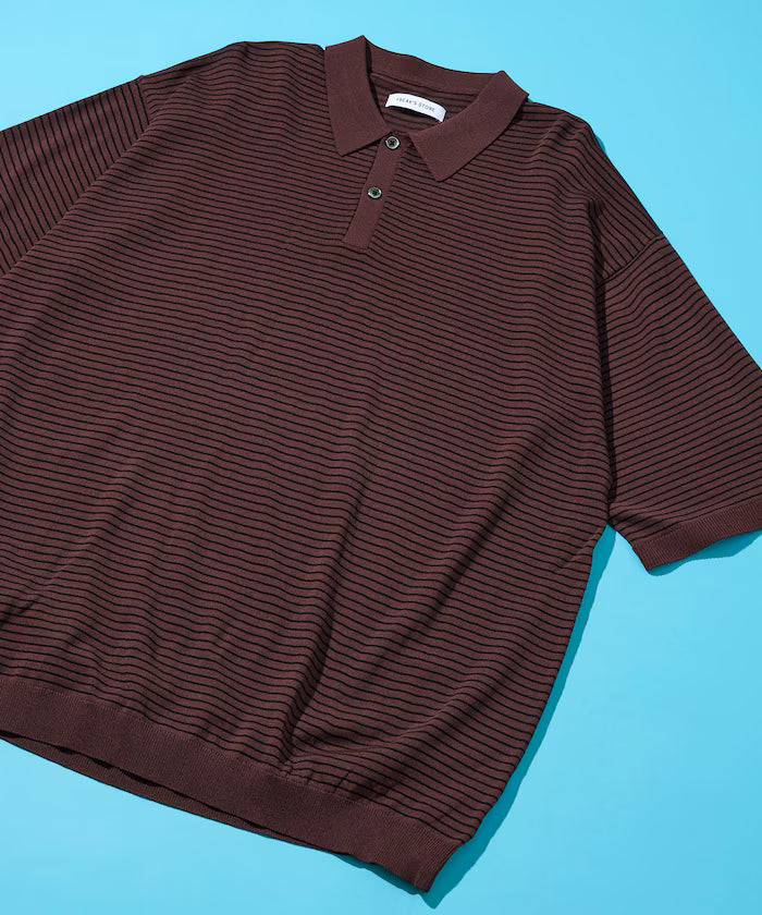 [New Color Added] SUPER ICE / Super Ice Short Sleeve Polo Neck Knit / Contact Cold Sensation