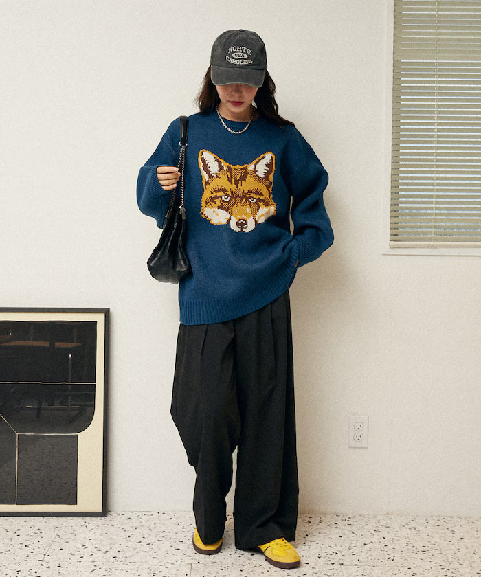 Animal Jacquard Big Knit Limited Edition