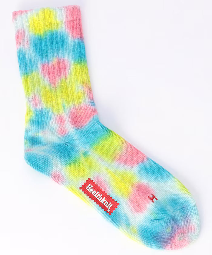Tie-dye crew socks (for sizes 25.0-27.0cm)