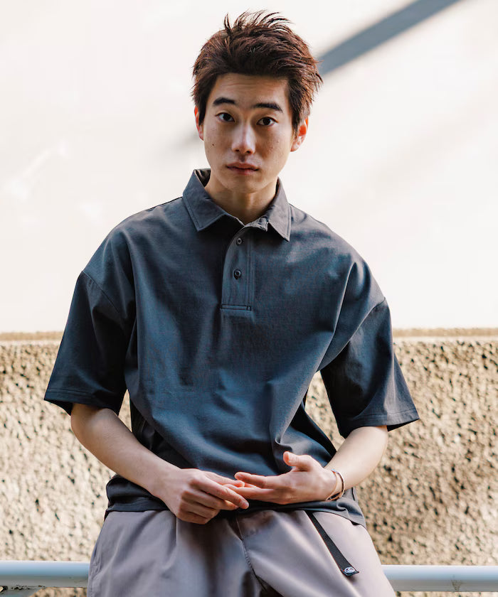 STORATECH/Stratech Big Silhouette Polo Shirt/Antibacterial/Odor Resistant/Sanitizing/UV Cut/Contact Cooling/Quick Drying 【Limited Release】