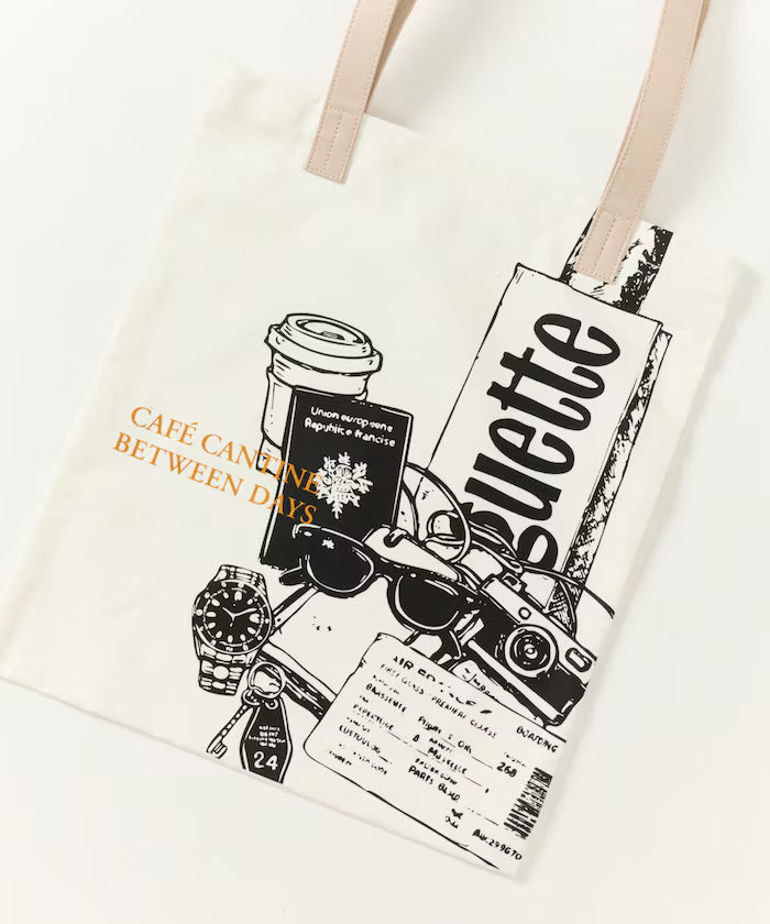 Handle Switch Multi-Design Print Canvas Tote Bag