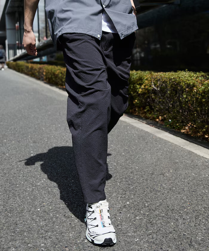 AiRide/Air Ride Slim Tapered Silhouette Sheer Seersucker Packable Easy Pants/Quick-Dry/UV Cut [Limited Edition]