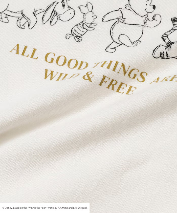 Winnie-the-Pooh Front Logo Print T-Shirt
