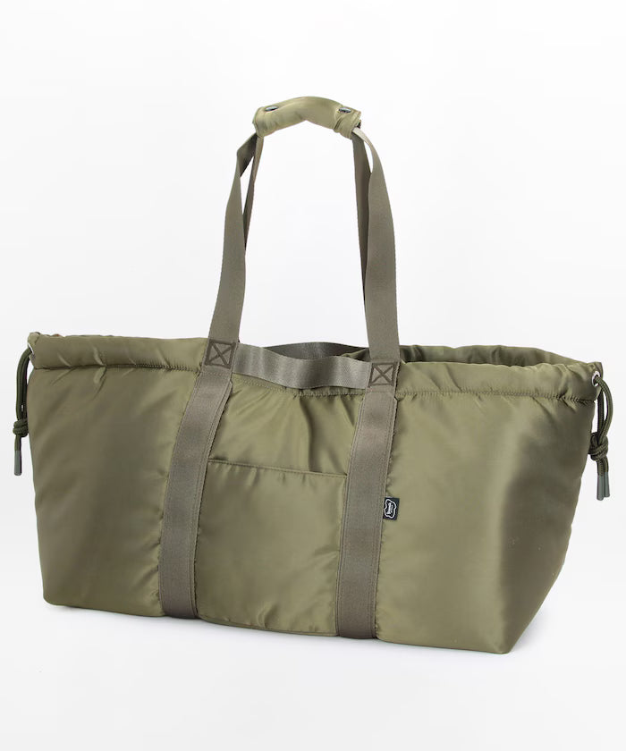 PADDING NYLON DRAWSTRING TOTE M - Olive