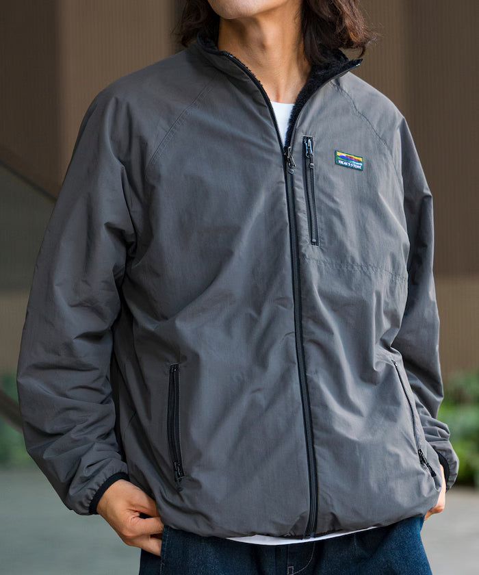Relaxed Fit Nylon Fleece Reversible Blouson [Limited Release]