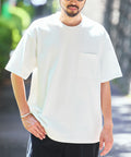 HEAVY WEIGHT/Heavy Weight Short Sleeve Crew Neck Pocket T-Shirt/10.5 ounces - White