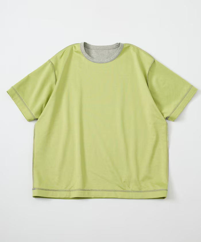 Relaxed Fit Reversible Cardboard Short Sleeve T-Shirt / Color Design