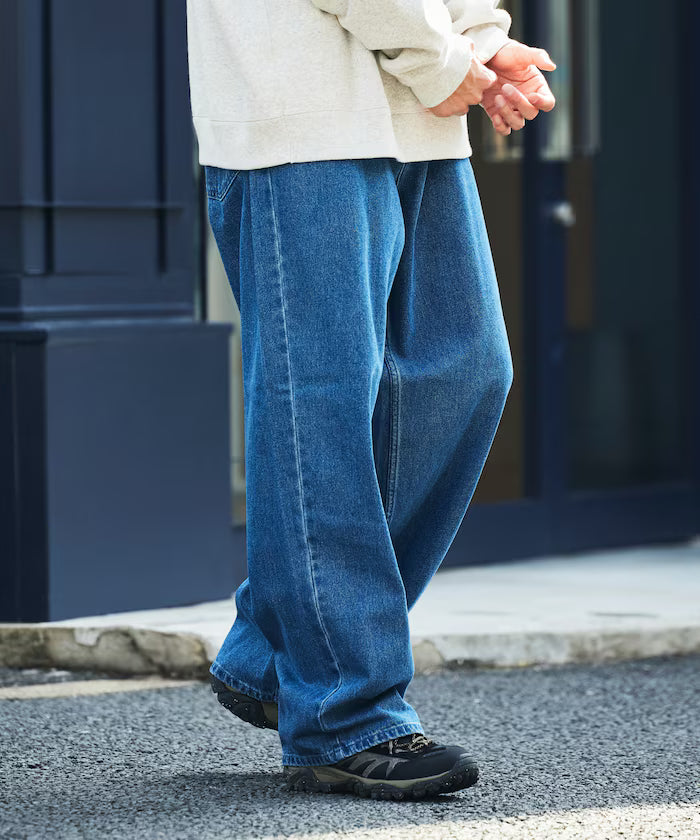 Wide Straight Denim Pants [Limited Edition]