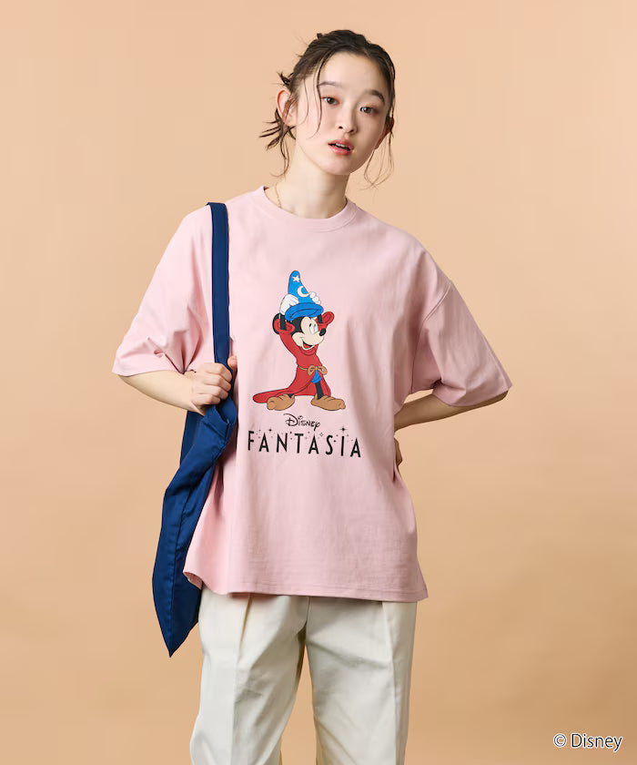 DISNEY/Mickey Mouse 'Fantasia'/Crew Neck Print T-Shirt 【Limited Edition】