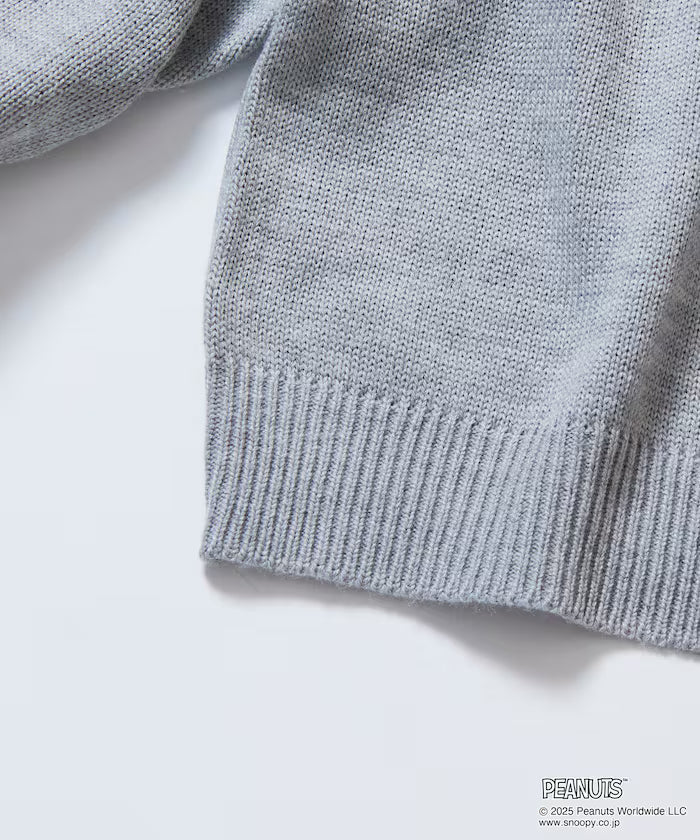 PEANUTS/Peanuts Exclusive Relaxed Fit Jacquard Crewneck Knit / Charlie Brown [Limited Edition]