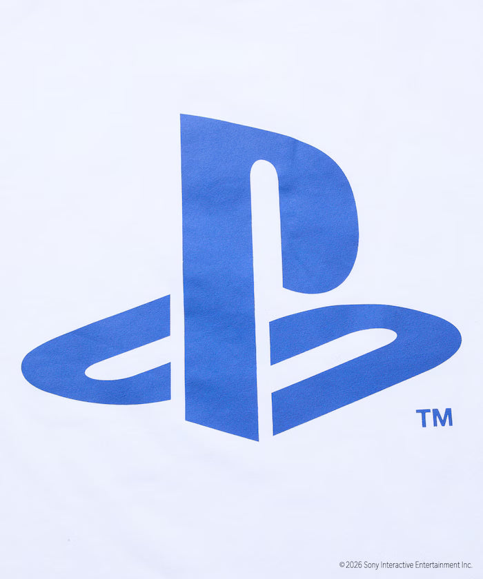Big Silhouette Logo Back Print Crew Neck T-Shirt / PlayStation LOGO 【Limited Edition】