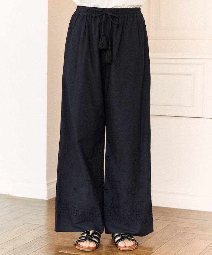 India Embroidered Easy Pants Limited Edition