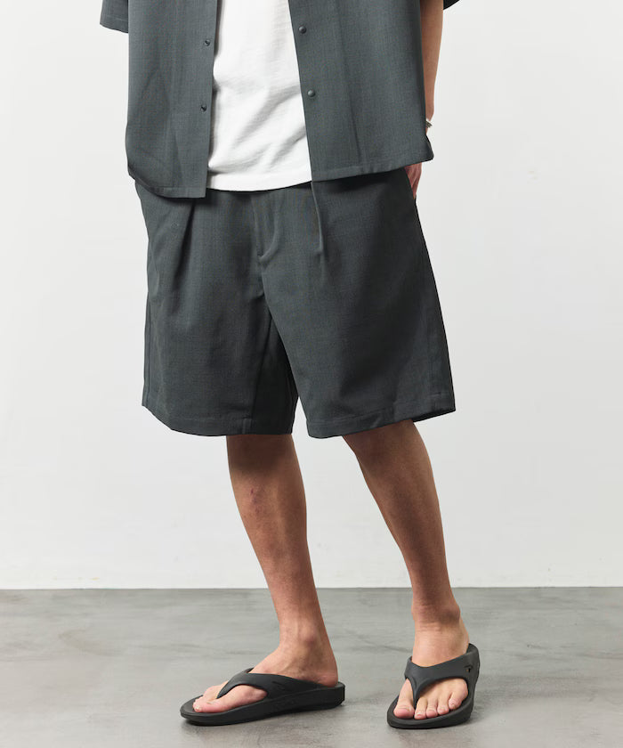 [New Color Added] Quick-Drying Material Relaxed Fit Easy Short Pants Linen-like Home Care